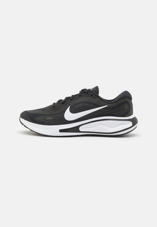 Nike Performance JOURNEY RUN - Road running shoes - black/white/anthracite