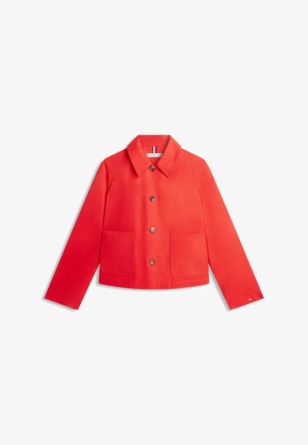 Tommy Hilfiger WATER REPELLENT COLLARED RELAXED SHORT JACKET - Summer jacket - fireworks
