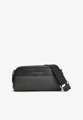 Tommy Hilfiger EMBOSSED FLAG CROSSBODY CAMERA BAG - Camera bag - black