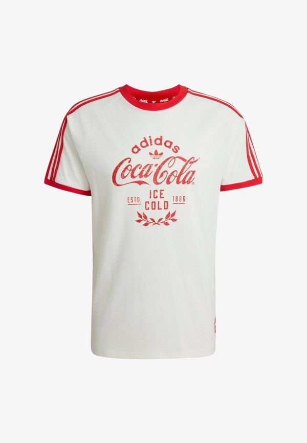 adidas Originals ADIDAS ORIGINALS COCA COLA CLASSIC SPORT CALI TEE - Print T-shirt - white