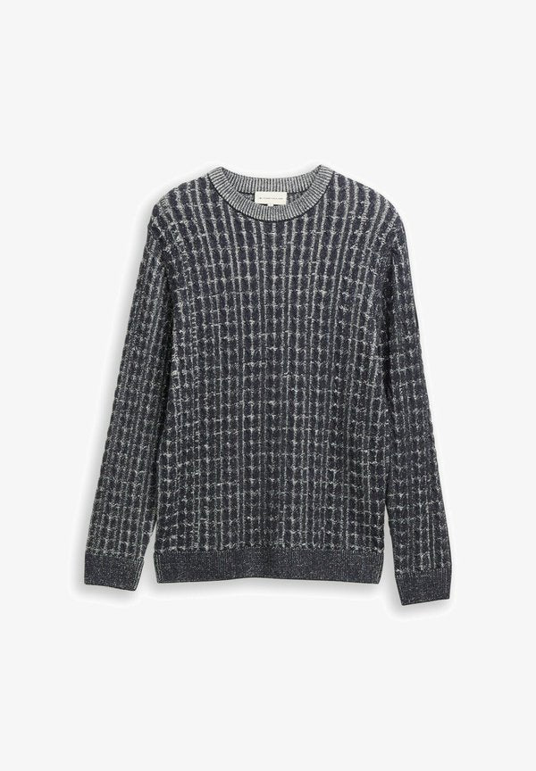 TOM TAILOR Jumper - navy blue plated