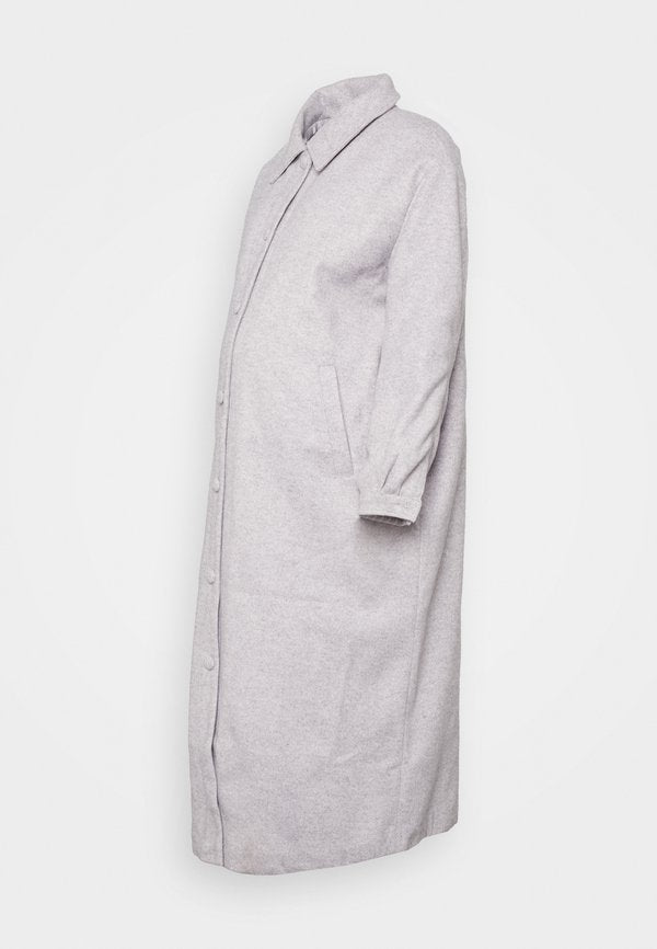 Missguided Maternity COLLAR BUTTON UP MIDI