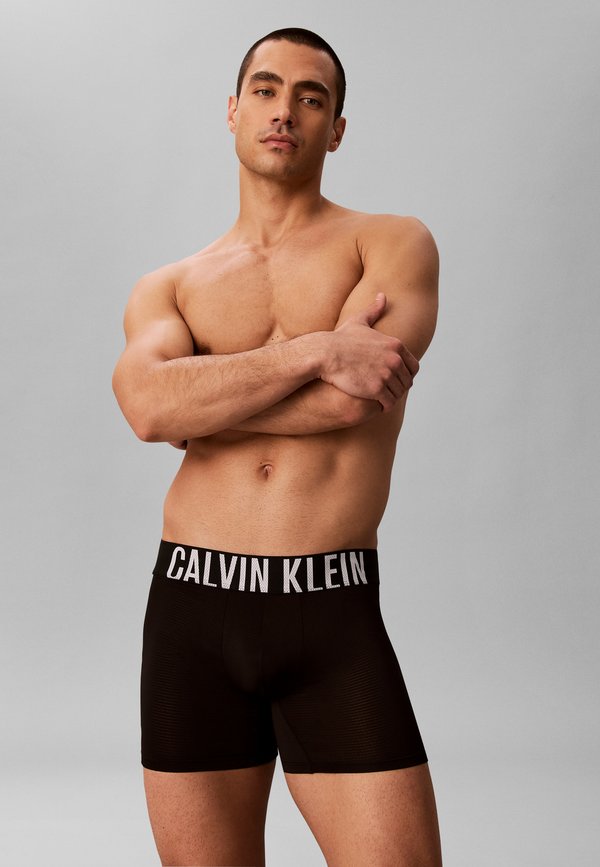 Calvin Klein Underwear BOXER BRIEF 3 PACK - INTENSE POWER MICROFIBER AIR - Trunks - black