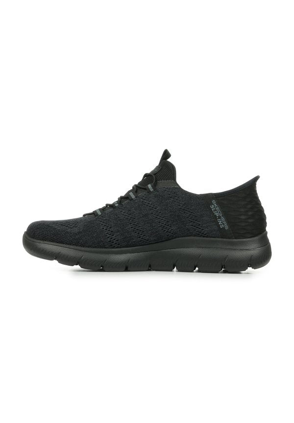 Skechers SUMMITS - Trainers - black mesh