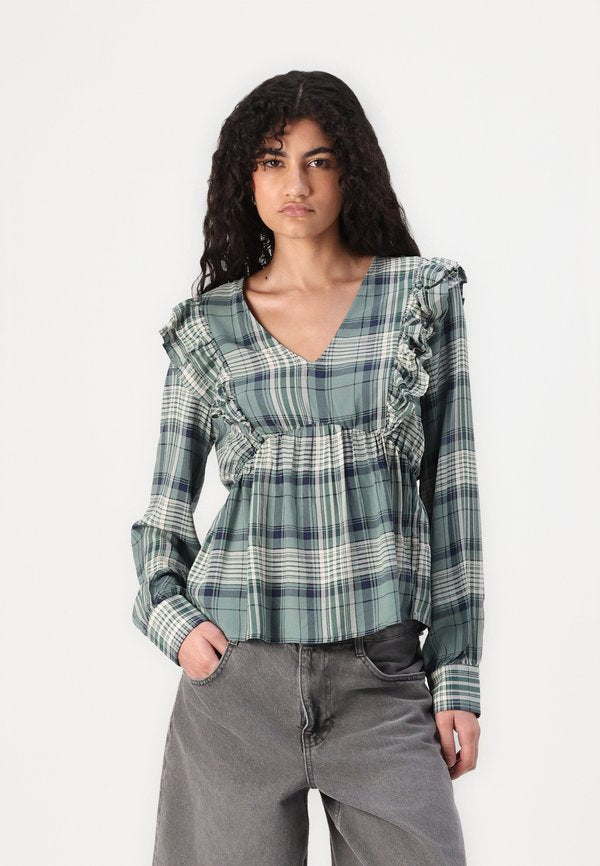 Vero Moda VMCAMILLO CHECK V NECK