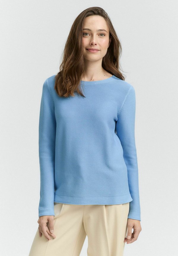 TOM TAILOR NEW OTTOMAN - Jumper - light fjord blue