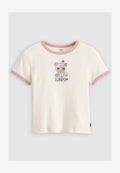 Levi's® RINGER RICKIE - Print T-shirt - White