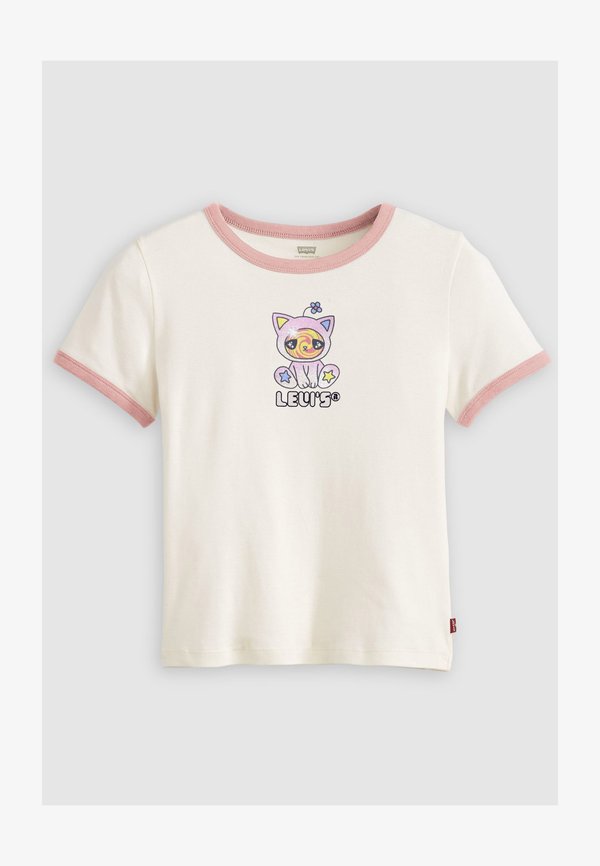 Levi's® RINGER RICKIE - Print T-shirt - White