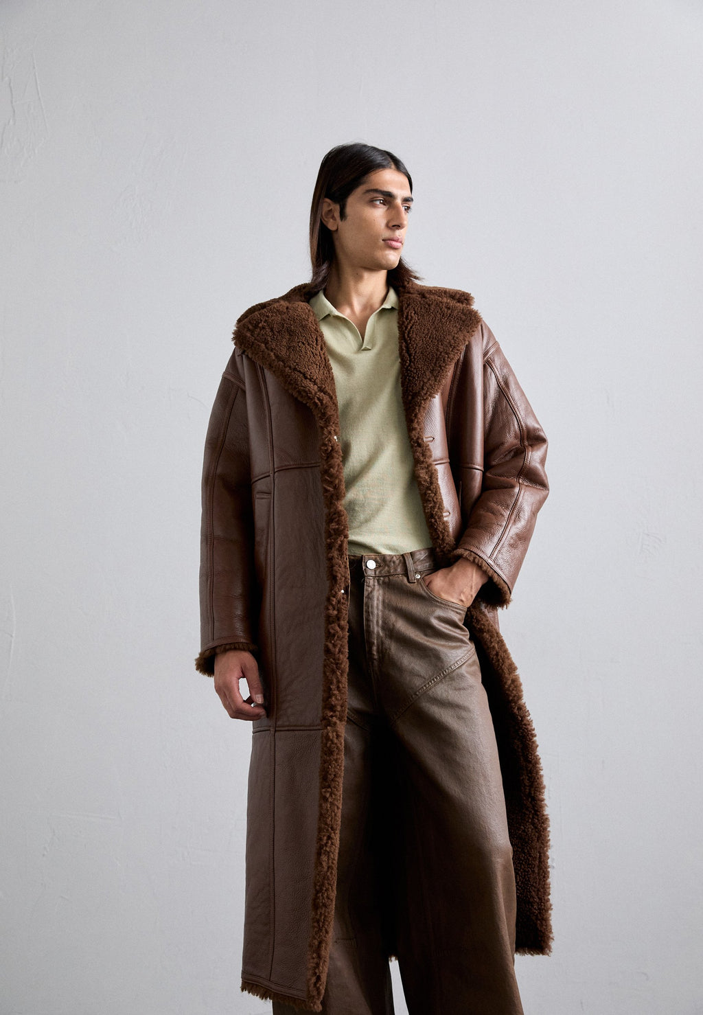 Won Hundred NUUK SHEARLING COAT UNISEX