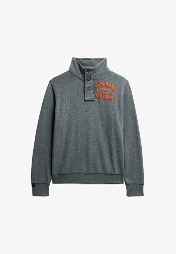 Superdry & Co VINTAGE ATHLETIC - Sweatshirt - charcoal marl