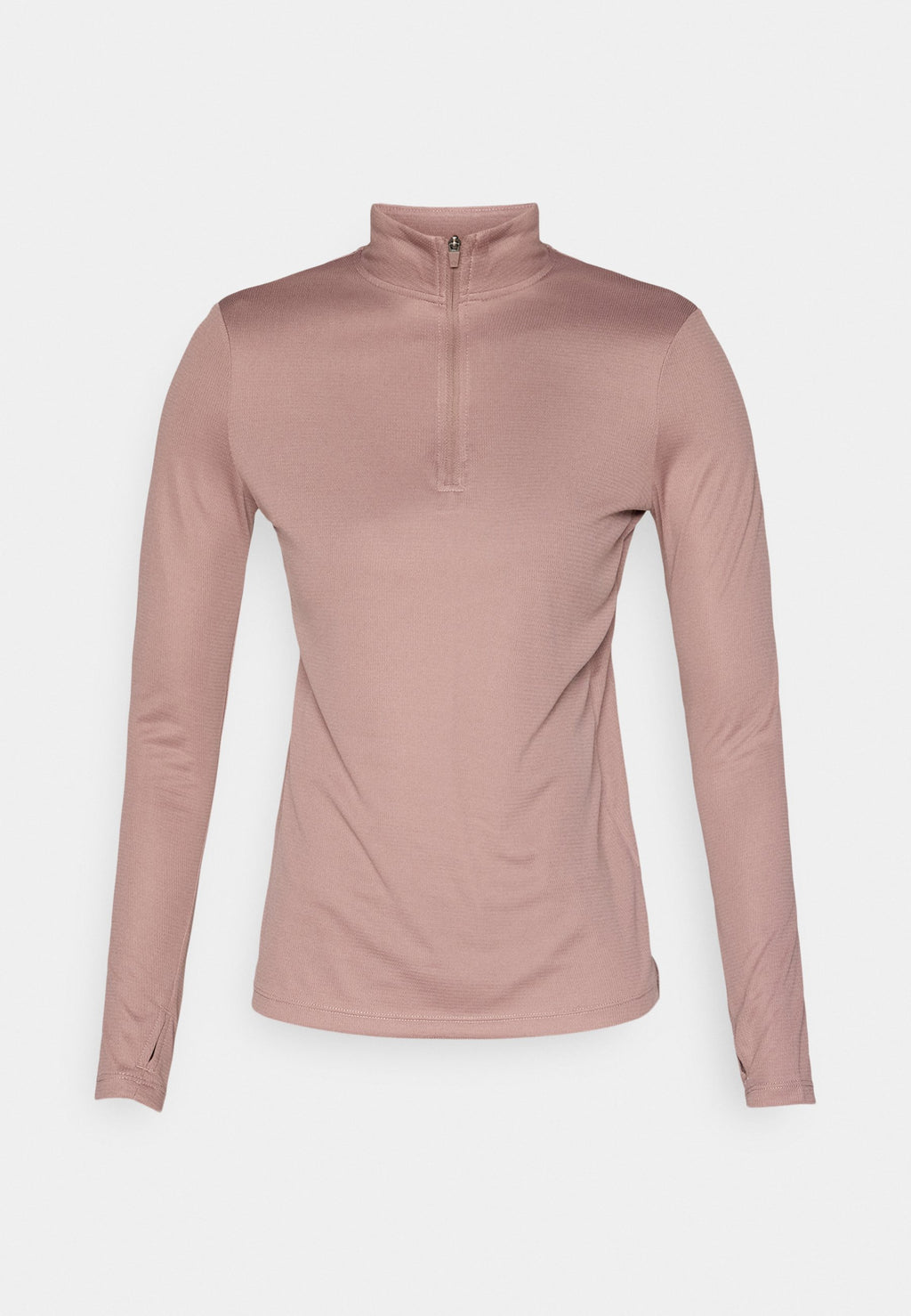 Even&Odd active LONG SLEEVE HIGH NECK TOP WITH 1/4 ZIP