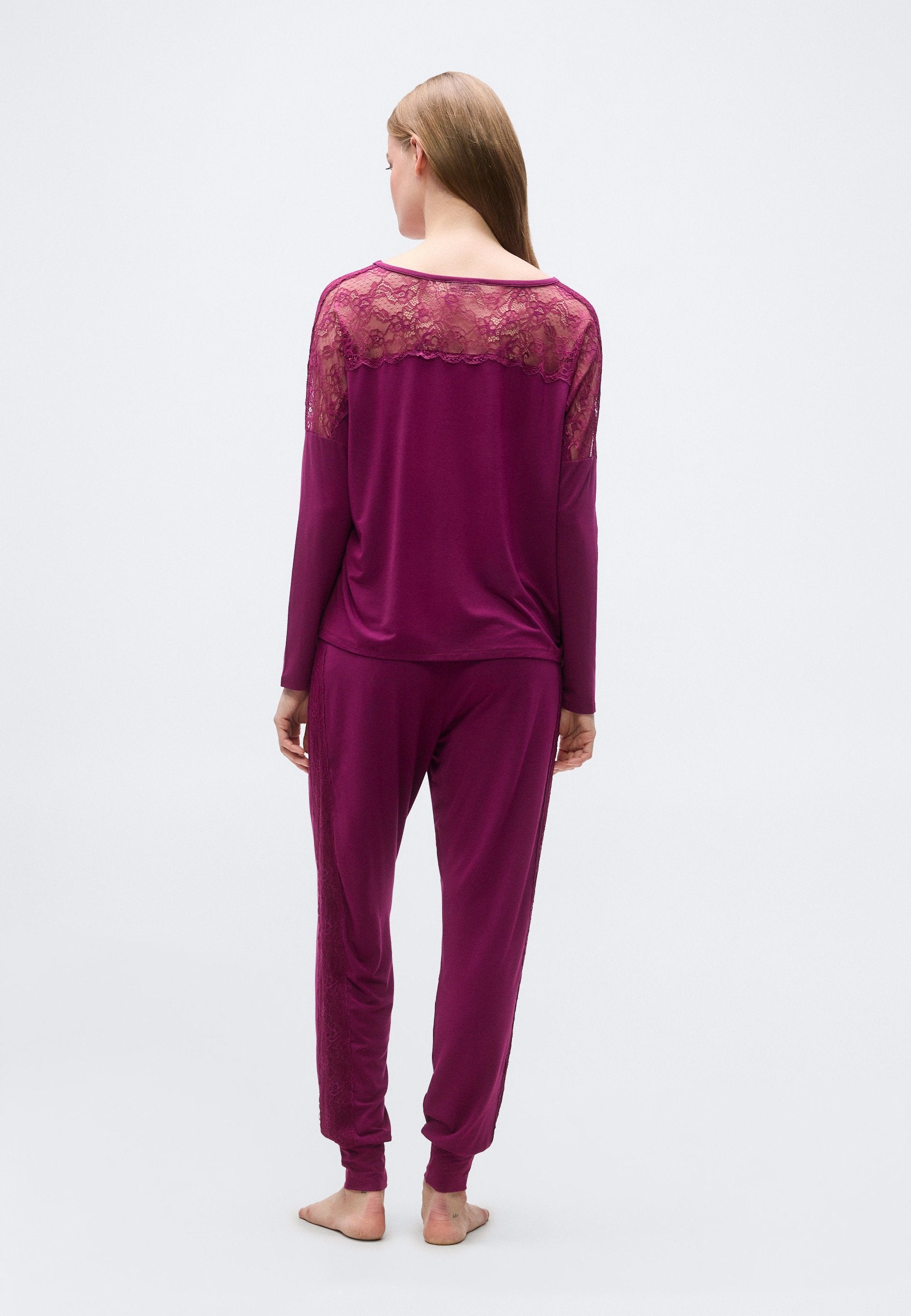 Anna Field MODAL & LACE NIGHTWEAR SET WITH LACE DETAIL