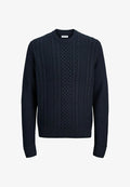 Jack & Jones Knitted Plain Knitted - Jumper - sky captain