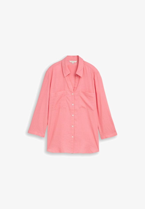 TOM TAILOR Button-down blouse - soft fuchsia pink