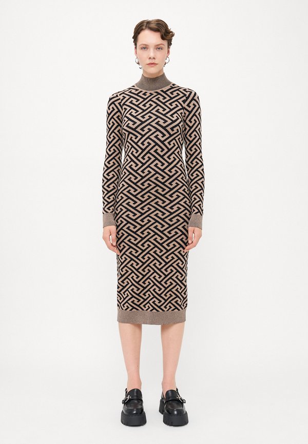 Vero Moda Tall VMARIA ART HIGH NECK CALF DRESS