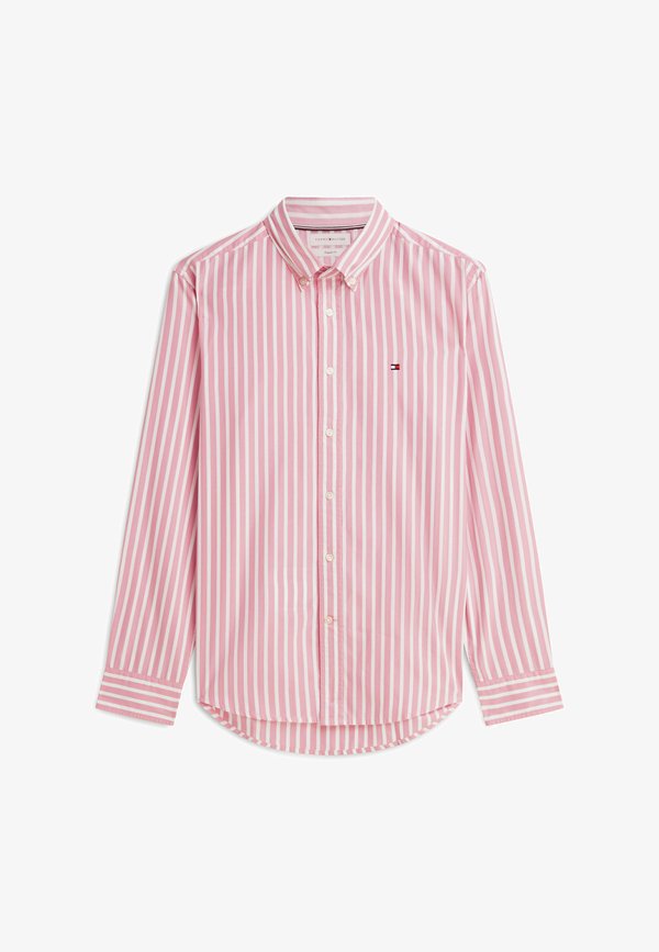 Tommy Hilfiger FLEX POPLIN SEASONAL STRIPE SHT - SEASONAL PATTERN - Shirt - doll pink   stripe