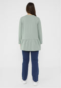 Modanisa SEA PRINTED CREW NECK PLUS SIZE  ALI