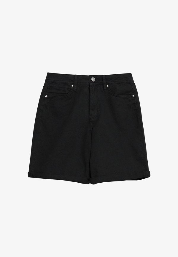 s.Oliver JEANS-BERMUDA SURI - Denim shorts - schwarz