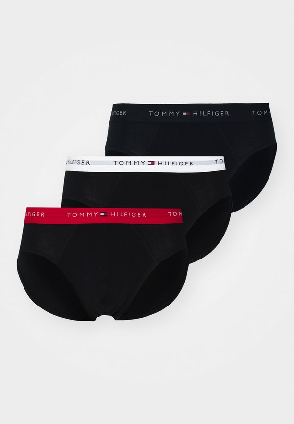 Tommy Hilfiger SIGNATURE BRIEF 3 PACK - Briefs - desert sky/primary red/white