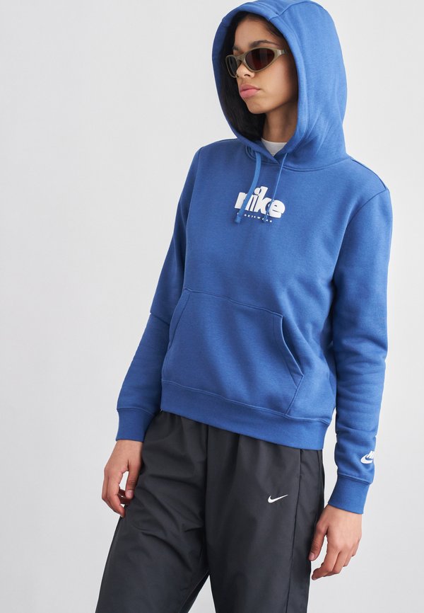 Nike Sportswear CLUB - Hoodie - mystic navy/pink foam