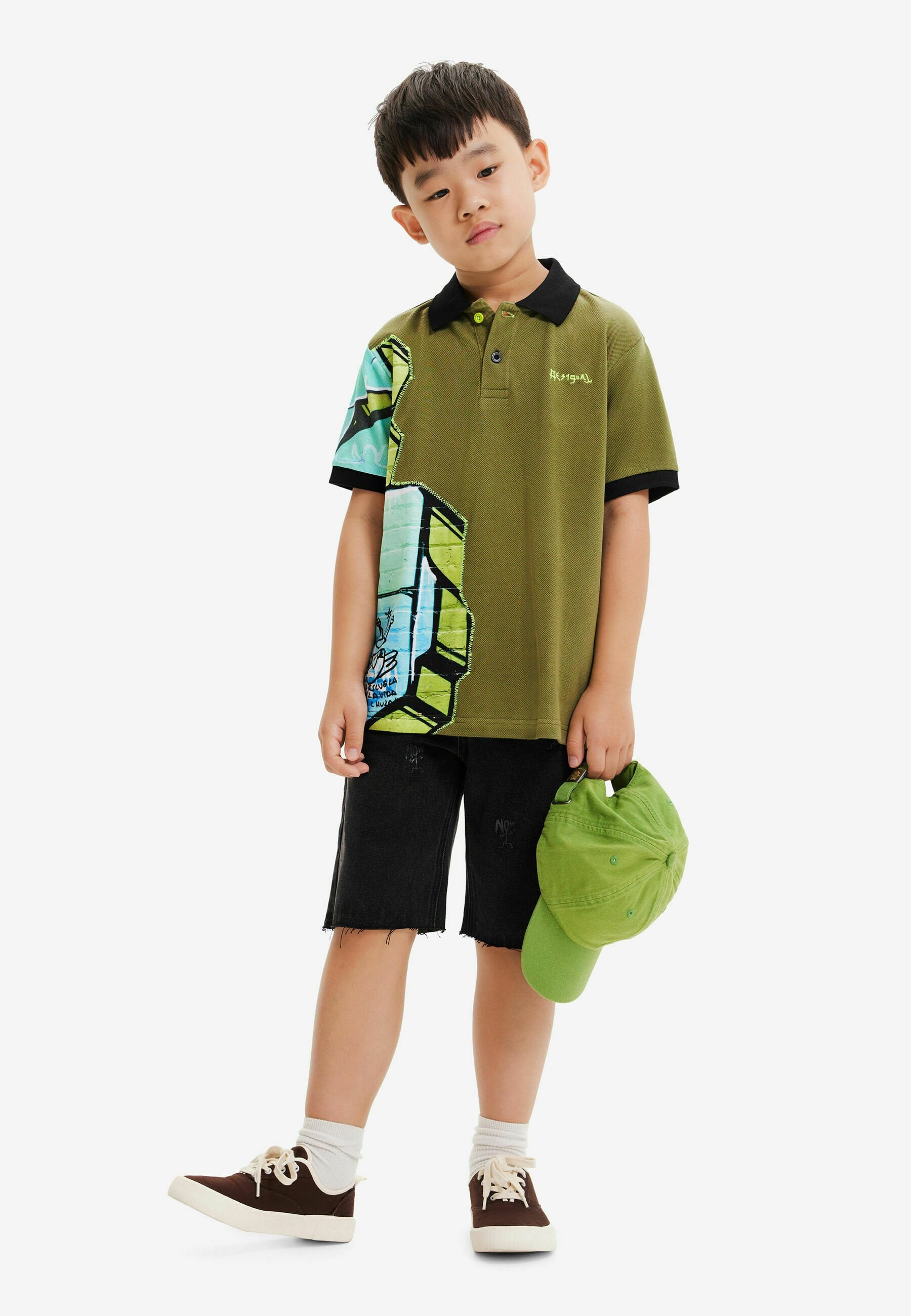Desigual GRAFFITIHORSLEEVE POLO