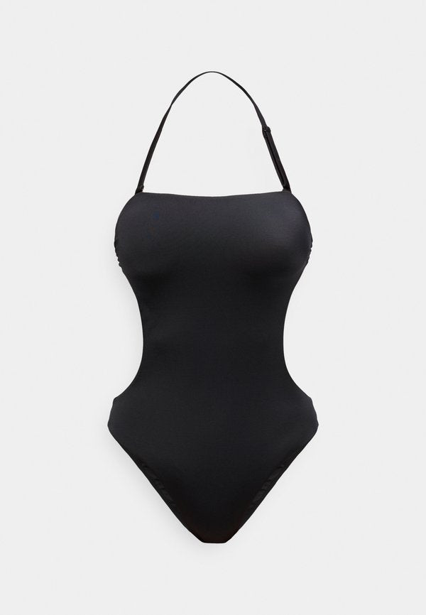 Calvin Klein Swimwear STRAPLESS ONE PIECE INTENSE POWER SWIM - Swimsuit - black