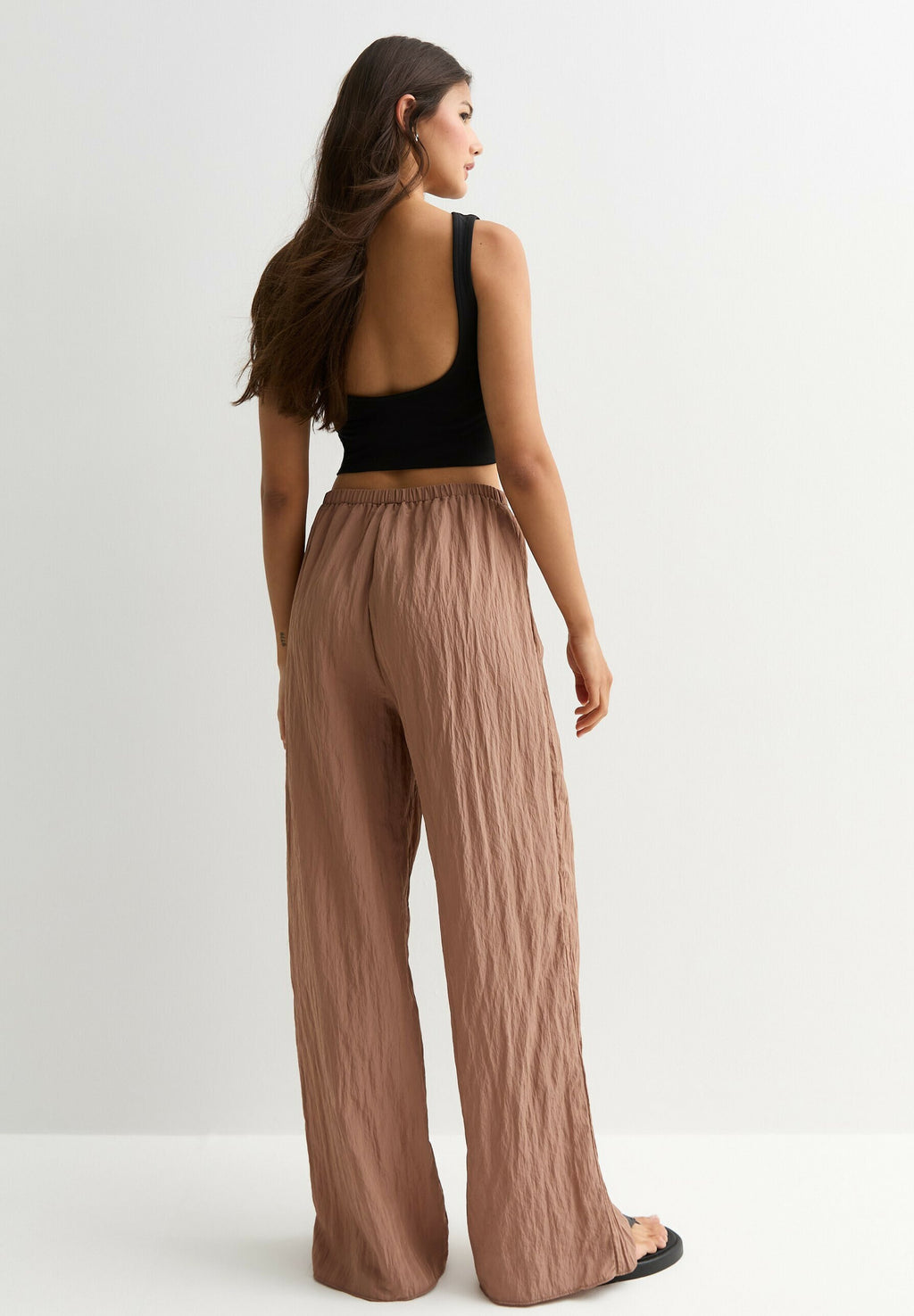 New Look CRINKLE TEXTURE WIDE LEG