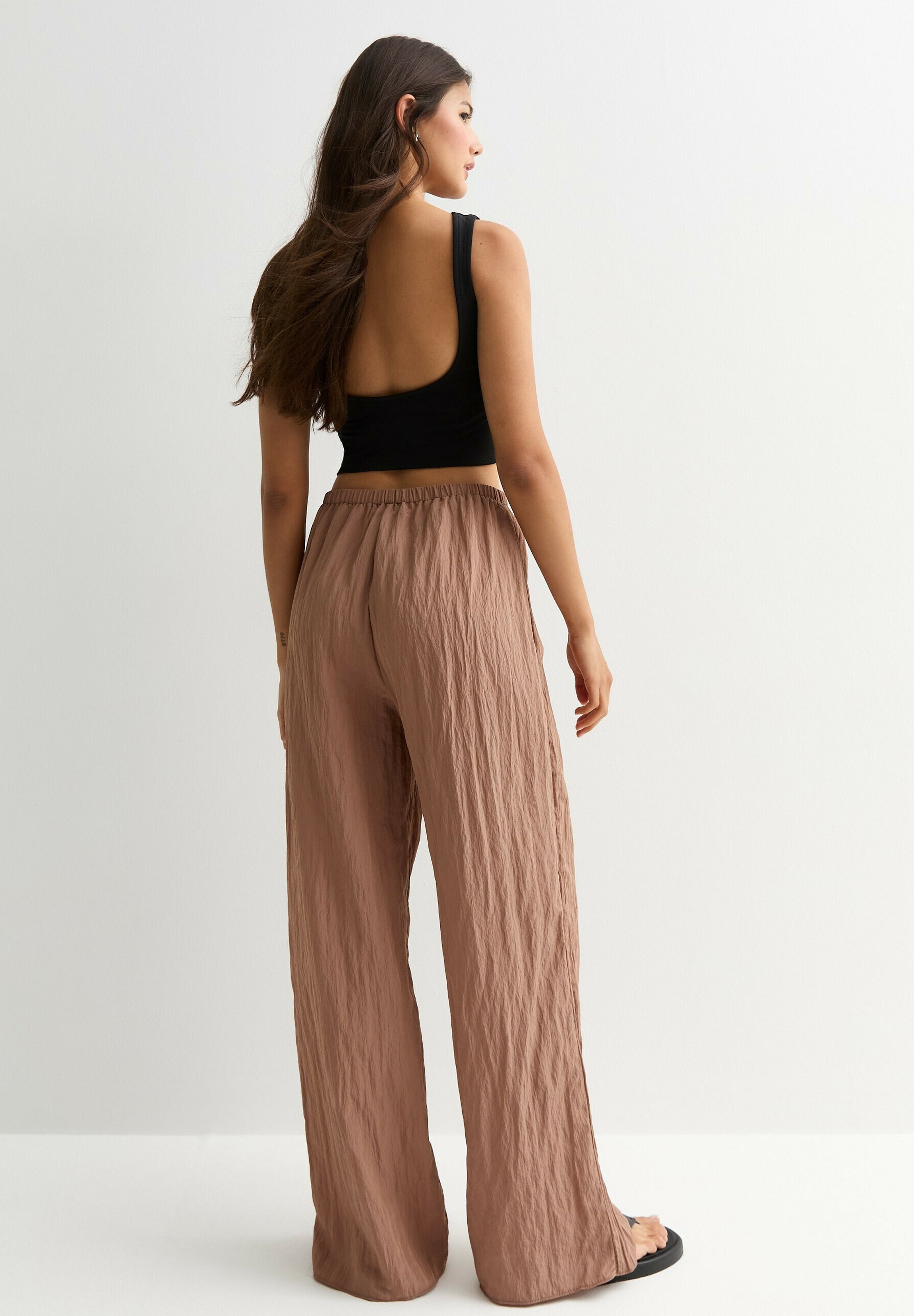 New Look CRINKLE TEXTURE WIDE LEG