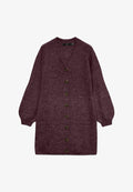 Vero Moda Knitted VMLEFILE Short - Jumper dress - winetasting