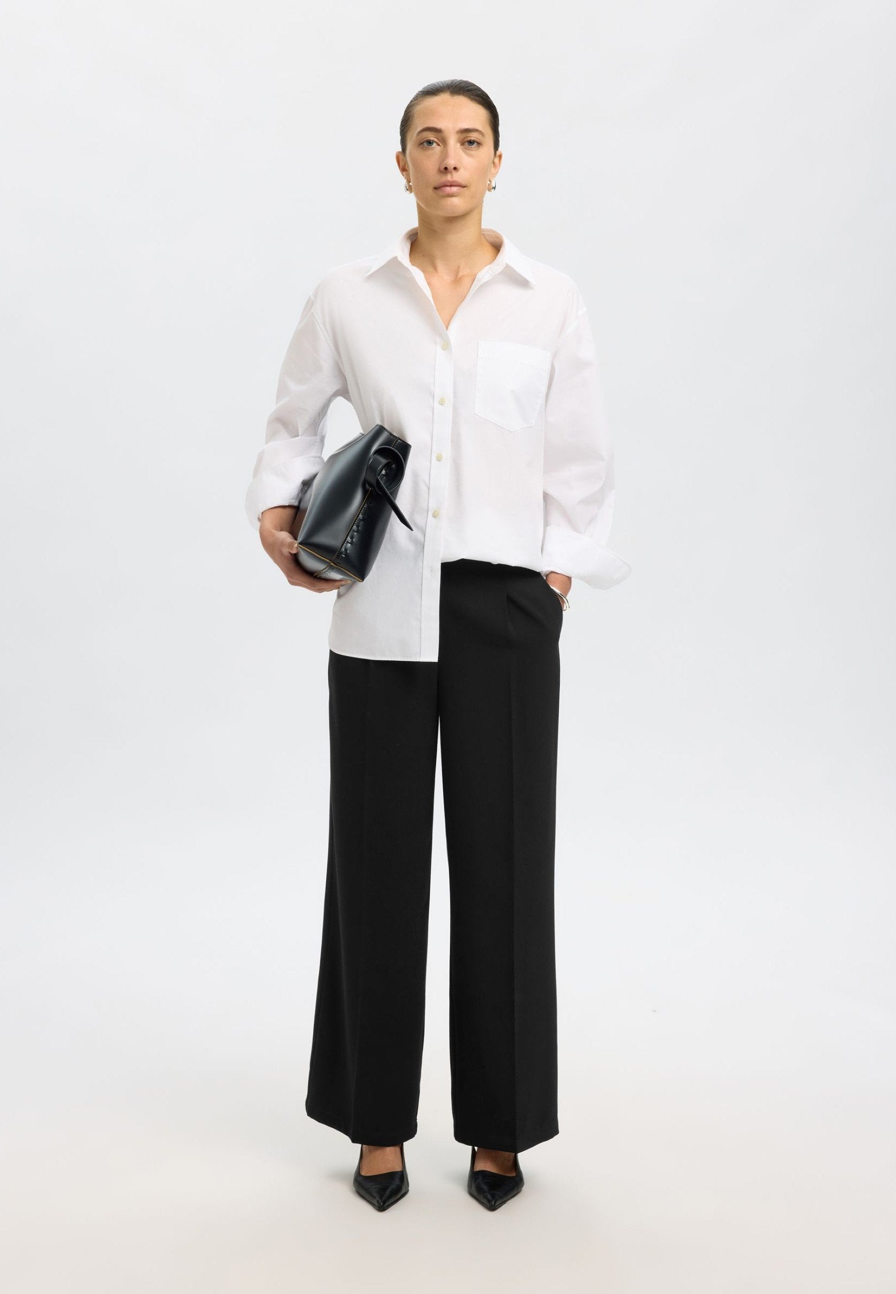Selected Wide leg woven