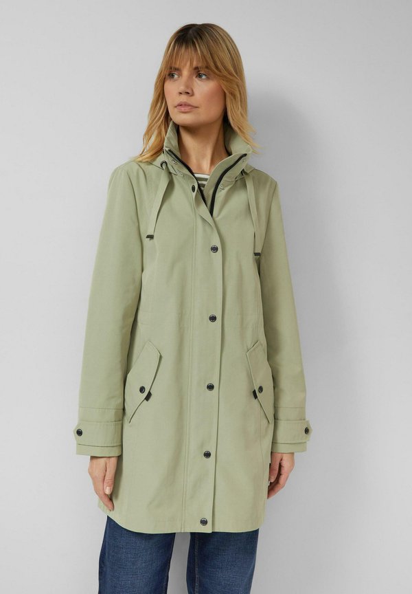 s.Oliver Short coat - helles olivgrün