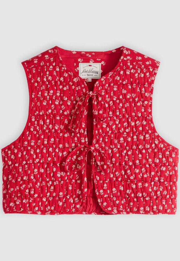 Levi's® RUE LINER VEST - Waistcoat - angela daisy urban red