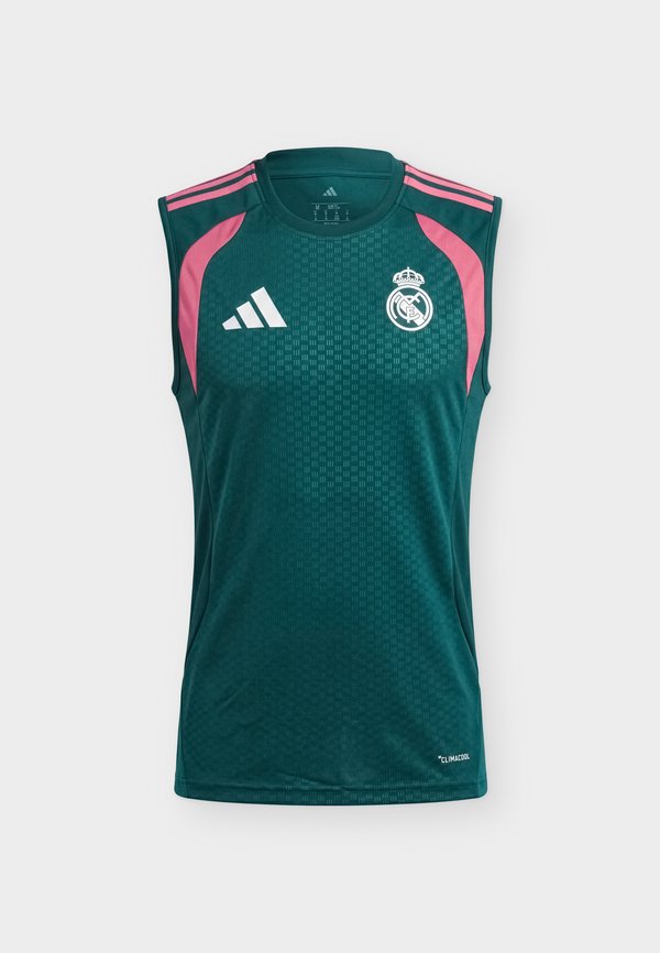 adidas Performance REAL MADRID 26/27 TIRO26 COMPETITION SLEEVELESS - Top - aurora ivy/wild pink