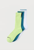 New Balance PERFORMANCE MULTI LOGO CREW UNISEX 3 PACK - Socks - white