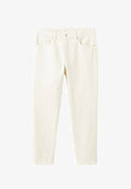 Mango Jeans Tapered Fit - white