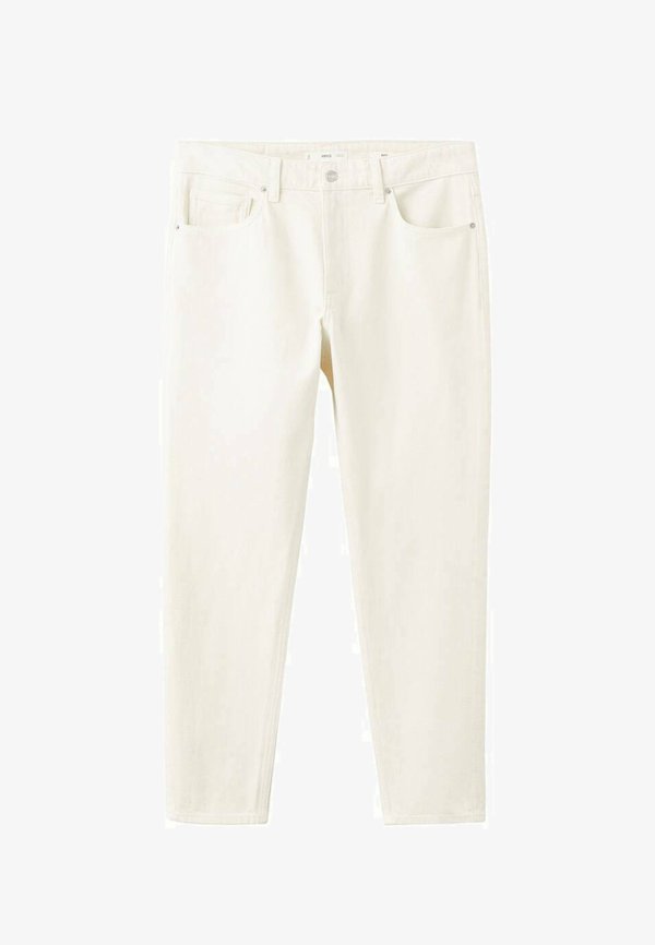 Mango Jeans Tapered Fit - white