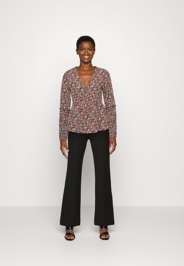 IN THE STYLE JAC JOSSA FLORAL LONG SLEEVE BLOUSE