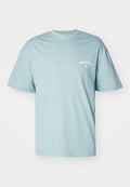 Jack & Jones JORSANTORINI TEE CREW NECK - Print T-shirt - gray mist