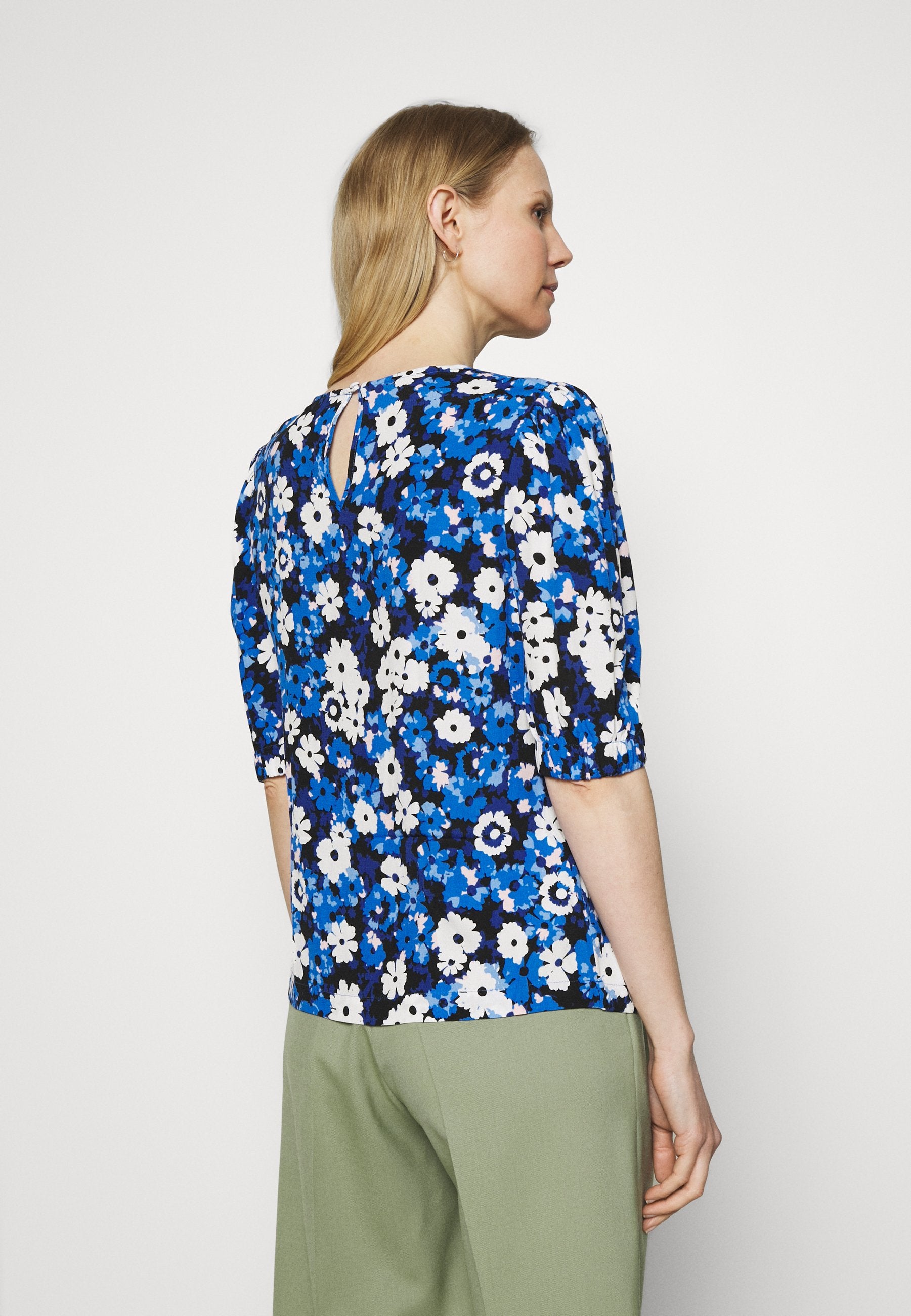 Marks & Spencer FLORAL PUFF SLEEV