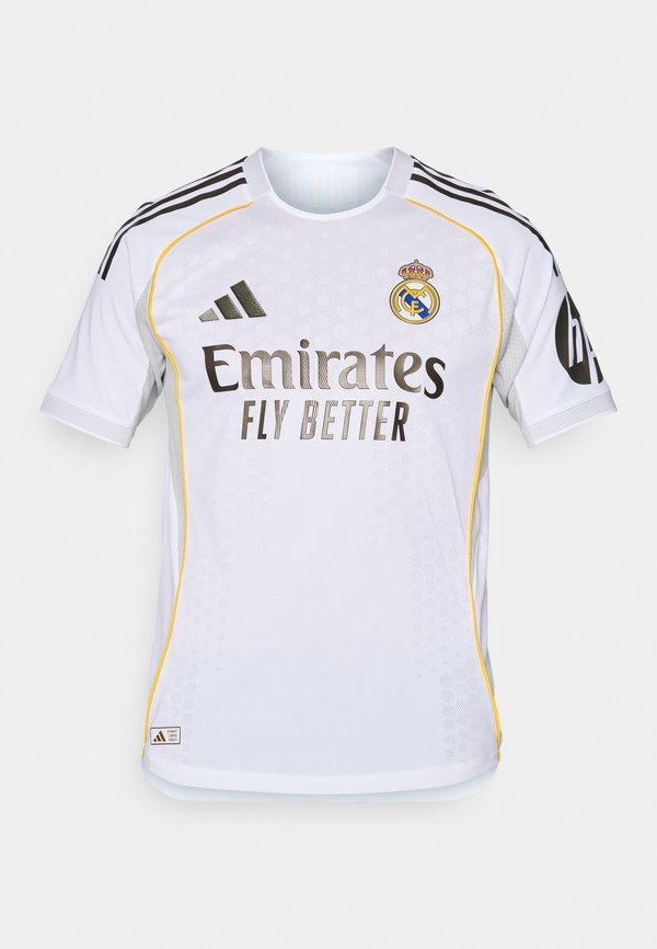 adidas Performance REAL MADRID 25/26 HOME AUTHENTIC JERSEY - Club wear - white