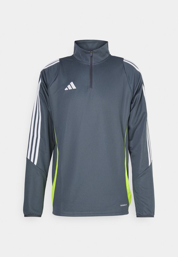 adidas Performance TIRO24 TRAINING TOP - Long sleeved top - team onix/semi solar yellow