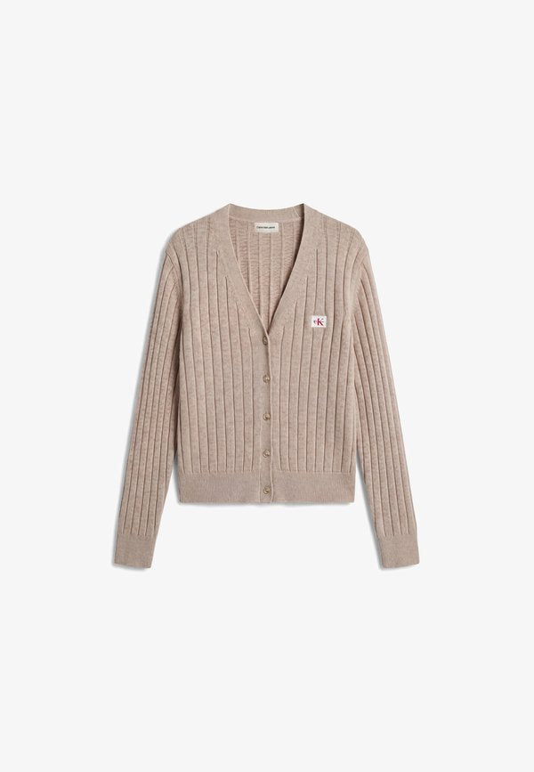 Calvin Klein Jeans Cardigan - oatmeal melange