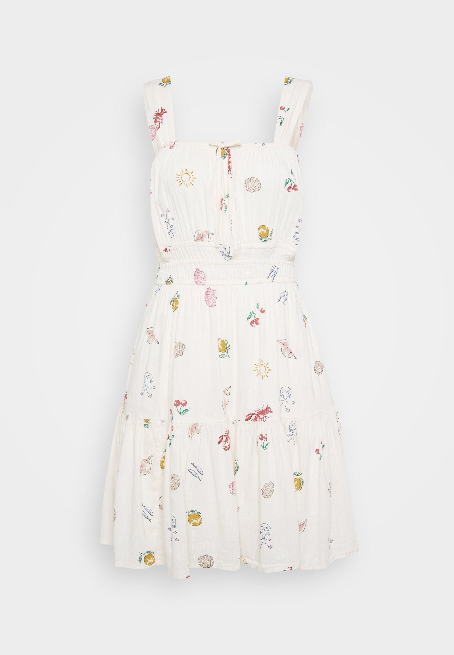 Gap Tall TIE FRONT SMOCKED MINI