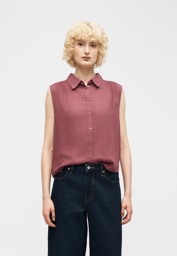 ONLY ONLSIESTA Linen - Top - rose brown