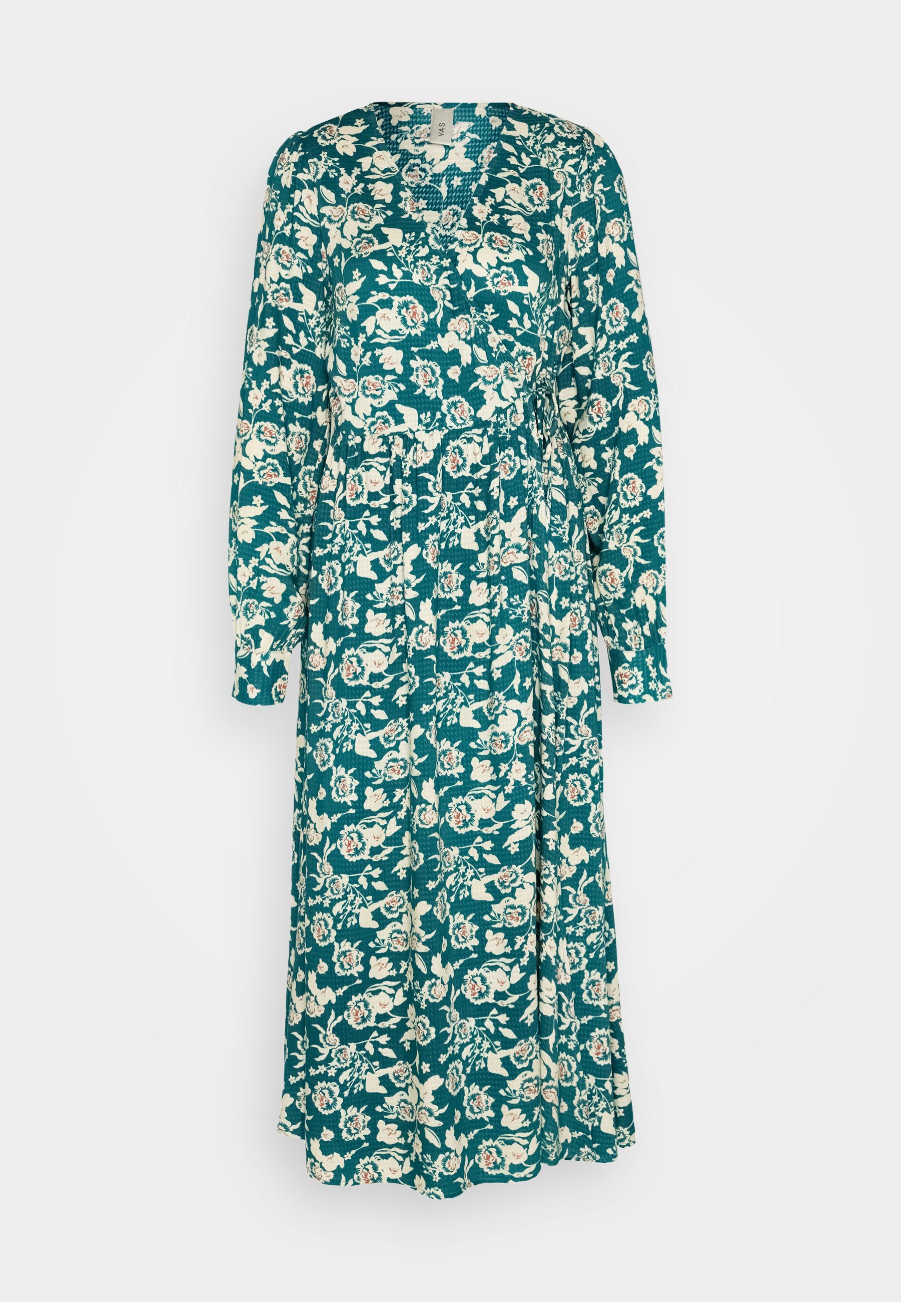 YAS YASBIMLA MIDI WRAP DRESS
