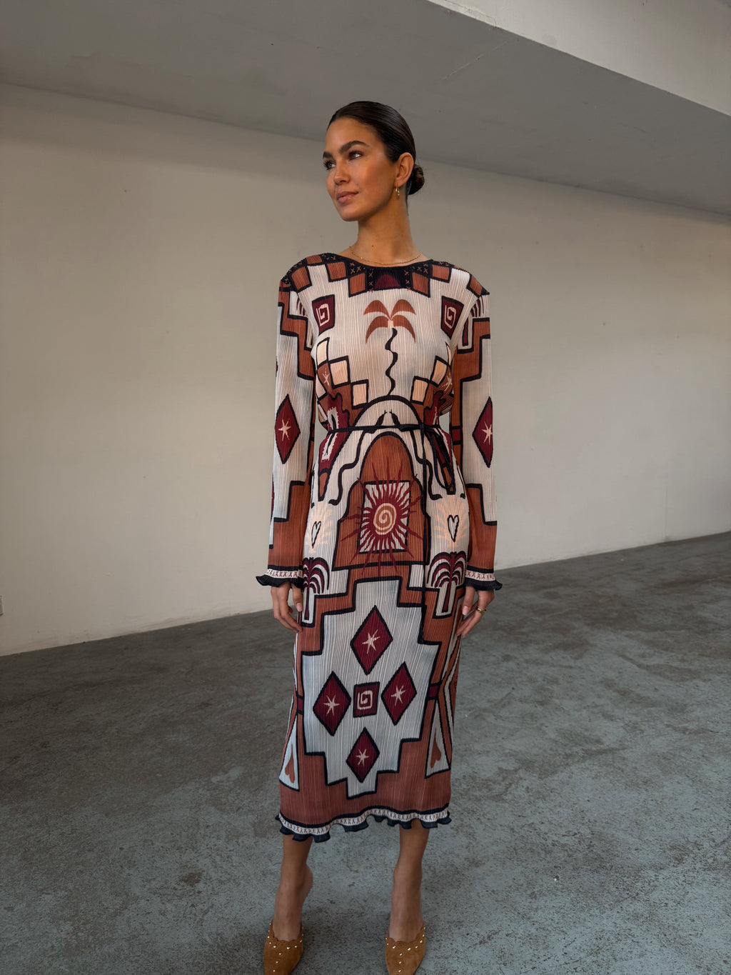 Never Fully Dressed GEORMETRIC GAIA DRESS