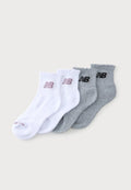 New Balance LETTUCE EDGE SEASONAL ANKLE 6 PACK - Socks - grey/white