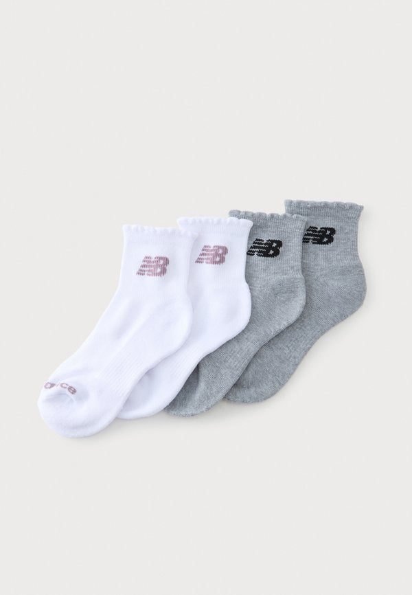 New Balance LETTUCE EDGE SEASONAL ANKLE 6 PACK - Socks - grey/white