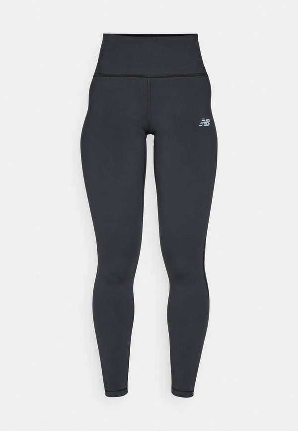 New Balance SLEEK HIGH RISE LEGGING - Running tights - black