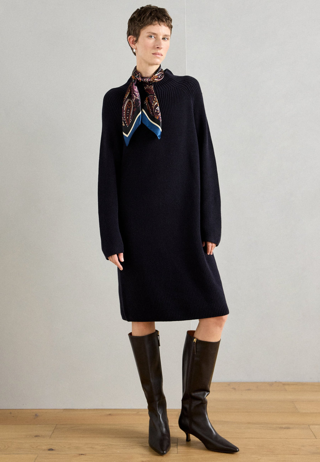 Marc O'Polo LONGSLEEVE STAND UP COLLAR